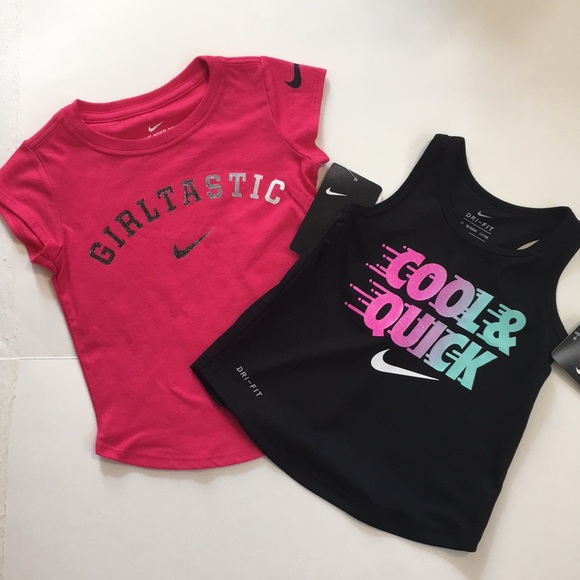 ♦️NWT Bundle Nike tee & Tank , Sz 2T - Picture 1 of 5